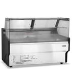 BFG130WHV2 1330mm Wide Flat Glass Serve Over Counter Display Fridge