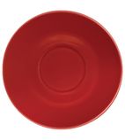 GL047 Saucer Red (Fits GK073) - 158mm 6 1/4" (Box 12)