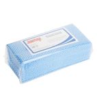 HT493 Washroom Cleaning Cloths Blue (Pack of 50)