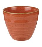 HC834 Round Chip Mugs Spiced Orange Ripple 285ml / 10oz (Pack of 12)