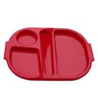 D7798R Meal Tray Red 28 x 23cm Polycarbonate