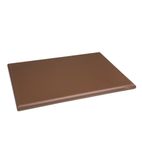 J035 High Density Thick Brown Chopping Board Standard 450x300x25mm