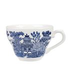 Image of Vintage Prints GL470 Willow Georgian Teacup Blue 200ml (Pack of 12)