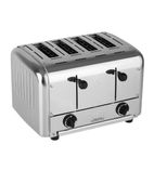 49900 4 Slice Stainless Steel Toaster
