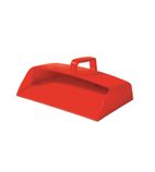 F9870RD Dustpan Enclosed Red Plastic