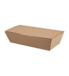 FA363 Compostable Kraft Food Boxes 250mm (Pack of 150)