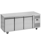 Image of PH30F 420 Ltr 3 Door Stainless Steel Freezer Prep Counter
