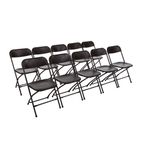 GD386 Folding Chair Black (Pack of 10)