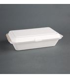 DW249 Bagasse Hinged Food Containers 248mm (Pack of 200)