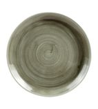 Patina HC807 Antique Round Coupe Plates Green 260mm (Pack of 12)