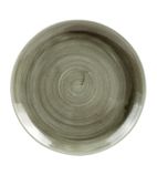 Patina HC807 Antique Round Coupe Plates Green 260mm