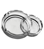 R0235 Small Clear Stackable Ashtray 4.25 inch10.7cm