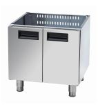 Image of CU484 600 Series Freestanding Ambient Open-Top Pedestal with Doors and Castors for units 600mm wide