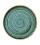 FJ915 Samphire Green Walled Plate 8 1/4 " (Box 6)