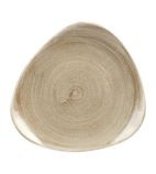 Patina HC794 Antique Triangle Plates Taupe 190mm (Pack of 12)