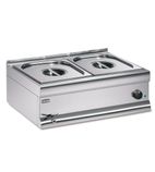 Silverlink 600 BM7XAW 2 x 1/1GN Electric Countertop Bain Marie - Wet Heat With Dish Pack
