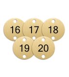 DY777 Table Numbers Bronze (16-20) (Pack of 5)