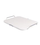 Image of CL713 Rectangular Pizza Stone with Metal Serving Rack 15in