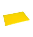 F156 High Density Antibacterial Chopping Board Yellow 455x305x12mm