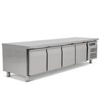SNC4 420 Ltr 4 Door Stainless Steel Refrigerated Chef Base