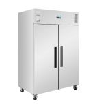 G-Series PG594 Medium Duty 1152 Ltr Upright Double Door Stainless Steel Fridge