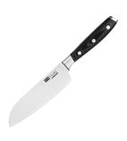 Tsuki Series 7 CF845 Santoku Knife Black 5"