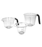 Image of DX313 Measuring Jugs 250ml, 500ml & 1000ml (Set of 3)