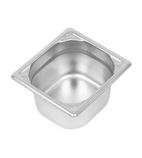 DW450 Heavy Duty Stainless Steel 1/6 Gastronorm Tray 100mm