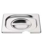 CB175 Stainless Steel 1/6 Gastronorm Notched Tray Lid