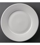 CC209 Wide Rimmed Plates 254mm White (Pack of 12)