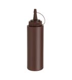 Image of E624 Brown Squeeze Sauce Bottle 8oz
