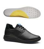 BB548-10 Relieve Shoe Black with Soft Insoles Size 44-45