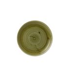 BQ631GR Stonecast Plume Olive Coupe Plate 26 Inches
