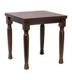 FT491 Cotswold Dark Wood Square Dining Table 700x700mm