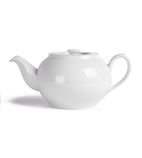 Classic White CG125 Oriental Teapot with lid 1 Ltr
