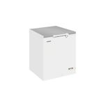 Image of EL22SS 200 Ltr White Chest Freezer With Stainless Steel Lid