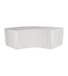 XLMoon Table Plain Cover White