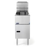 CE-SG14S-LPG 21.5 Ltr  Propane Gas Freestanding Single Tank Fryer (2 x Baskets)