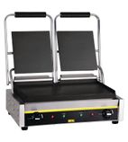 GJ456 Electric Bistro Double Contact Panini Grill - Flat Top & Bottom