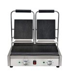 MEP-L-DARR Electric Double Contact Panini Grill - Ribbed Top & Bottom