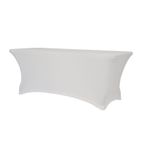 XL180 Table Stretch Cover White