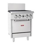 GL172-N 4 Burner Natural Gas Oven