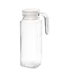 Image of GF922 Ribbed Glass Jugs 1Ltr
