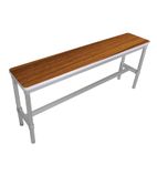 DG132-TE Enviro Indoor Teak Effect High Bench 1600mm