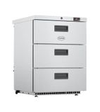 HR150/3D Heavy Duty 150 Ltr 3 Drawer Stainless Steel Refrigerated Prep Counter