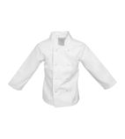 B125 Childrens Unisex Chef Jacket White L (8-10yrs)