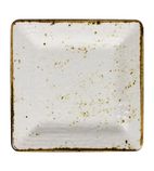 Image of VV1079 Craft Melamine Square Plates White 178mm (Pack of 6)