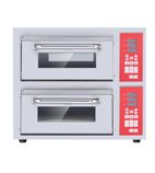 Image of FP17AE 2 x 16" Electric Countertop Twin Deck Pizza Oven