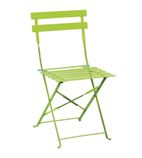 Green Pavement Style Steel Chairs (Pack of 2) - GH552