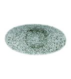 FA506 Mineral Oval Chefs Plate Green 299x150mm